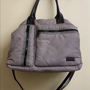 Overnight Puff Tote With Removable Strap